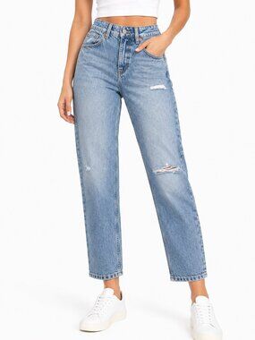 Dynamite Straight Leg Jeans SIZE 24 Blue